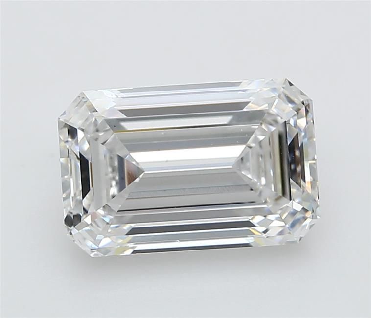 4.05CT Emerald Cut Lab Grown Diamond D | VS2