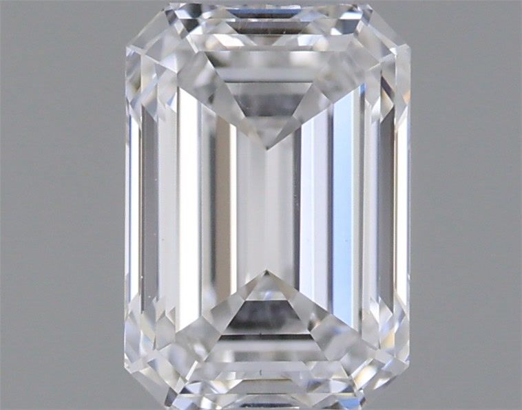 0.51CT Emerald Cut Natural Diamond D | VS2 | GIA Certified