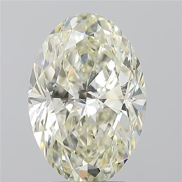 3.01CT Oval Cut Natural Diamond K | SI1 | HRD Certified