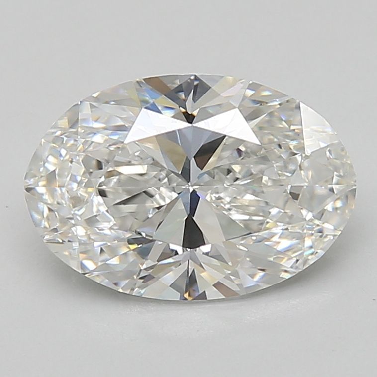 3CT Oval Cut Lab Grown Diamond D | VVS1 | IGI Certified