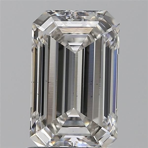 1.51CT Emerald Cut Lab Grown Diamond G | VS2 | IGI Certified
