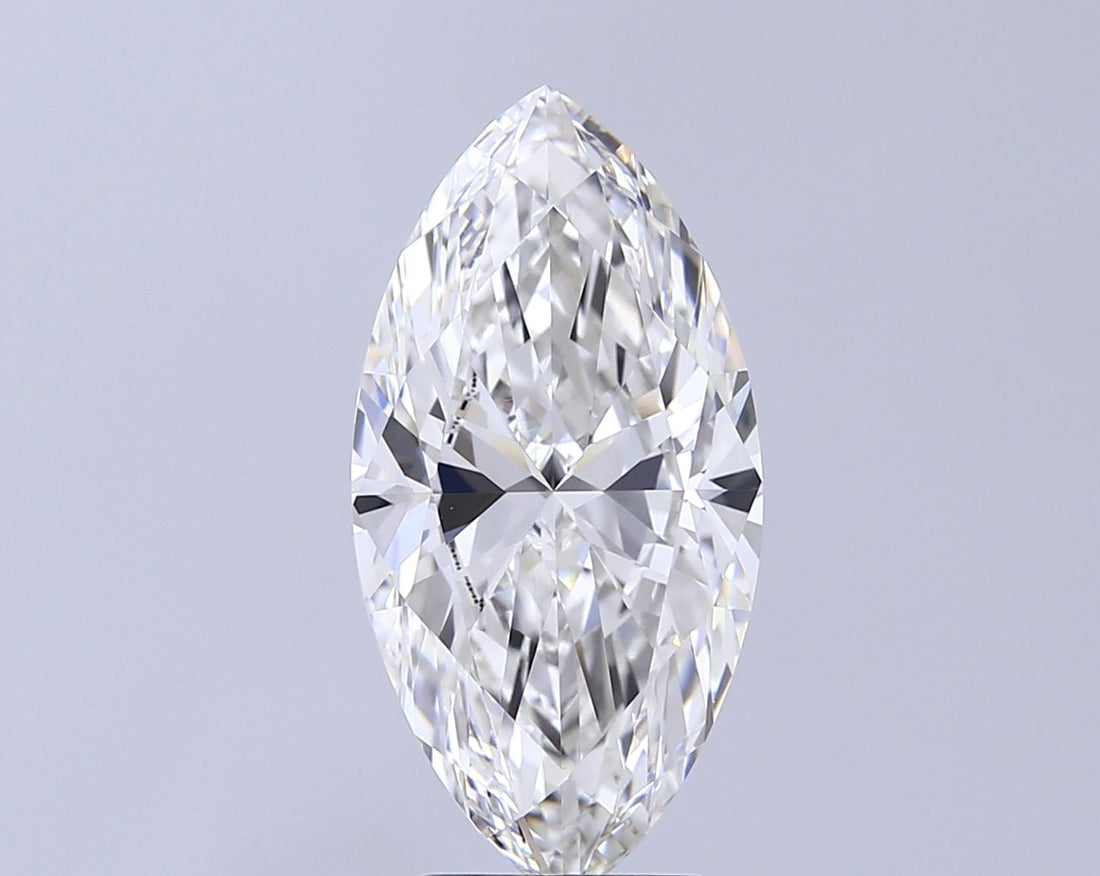 5.02CT Marquise Cut Lab Grown Diamond G | VVS2 | IGI Certified