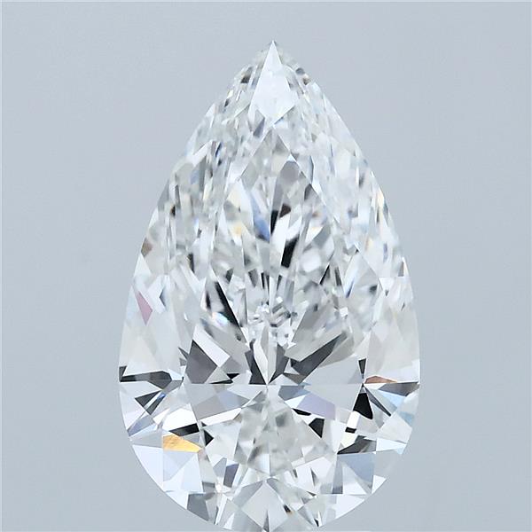 3.04CT Pear Cut Lab Grown Diamond F | VVS2 | IGI Certified