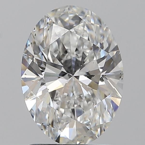 1.51CT Oval Cut Lab Grown Diamond D | SI1 | IGI Certified