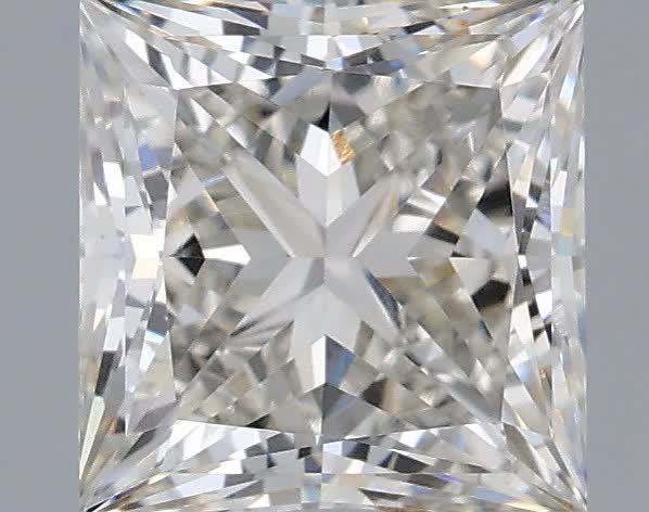 1.51CT Princess Cut Lab Grown Diamond H | VS1 | IGI Certified