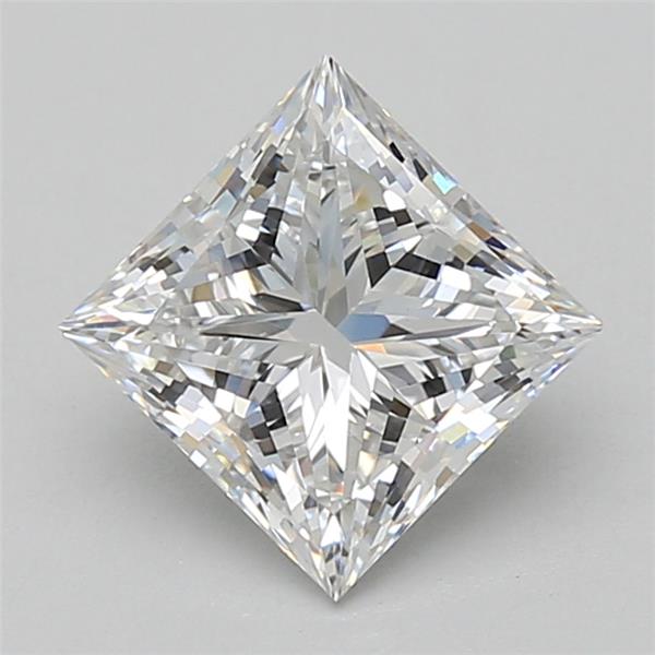 2.07CT Princess Cut Lab Grown Diamond E | VVS2 | IGI Certified