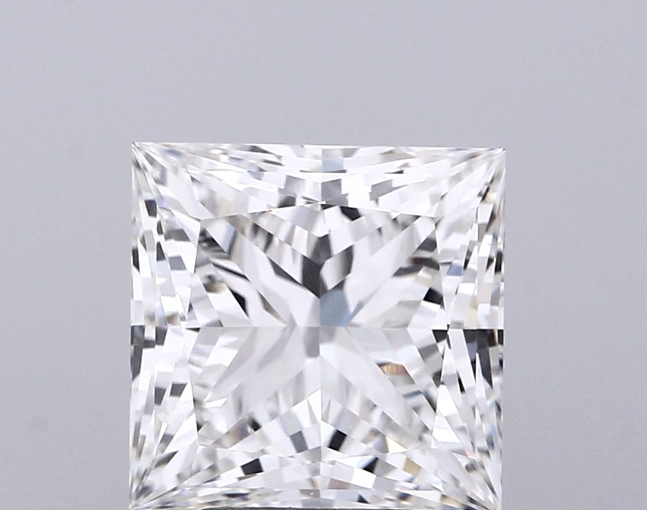 3.79CT Princess Cut Lab Grown Diamond F | VVS2 | IGI Certified