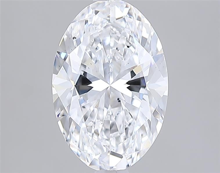 2.05CT Oval Cut Lab Grown Diamond D | SI1 | IGI Certified