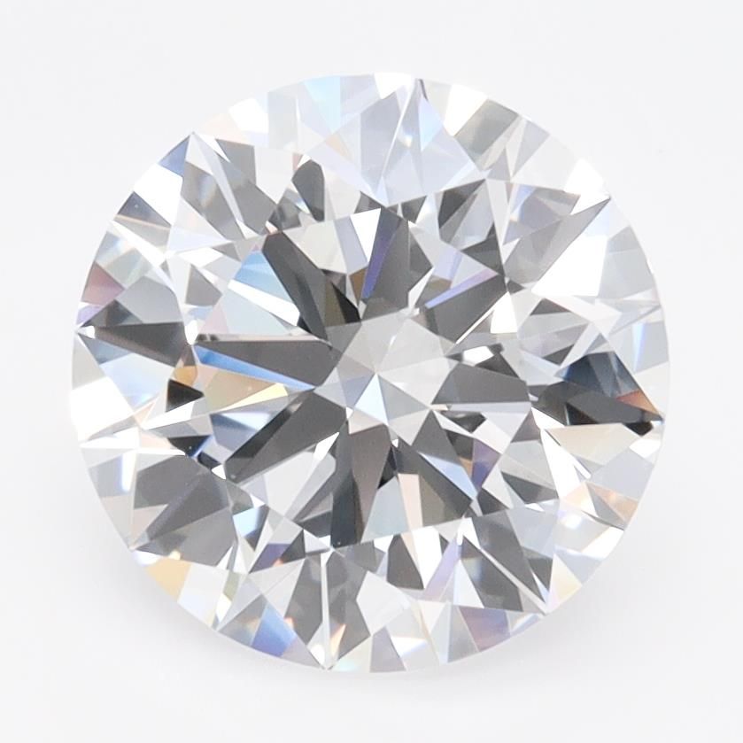 3.0CT Round Cut Lab Grown Diamond D | VVS1