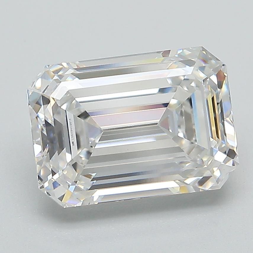 3.02CT Emerald Cut Lab Grown Diamond E | SI1