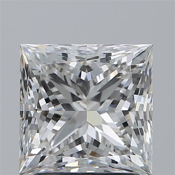 1.75CT Princess Cut Lab Grown Diamond F | VS1 | IGI Certified