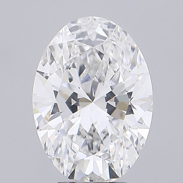 5.14CT Oval Cut Lab Grown Diamond E | VS1 | IGI Certified