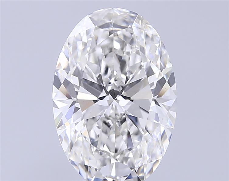 3.11CT Oval Cut Lab Grown Diamond G | VS1 | IGI Certified