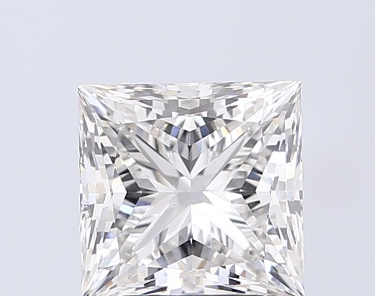 3.08CT Princess Cut Lab Grown Diamond G | VS1 | IGI Certified