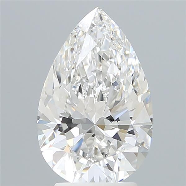 3.29CT Pear Cut Lab Grown Diamond E | VS1 | IGI Certified