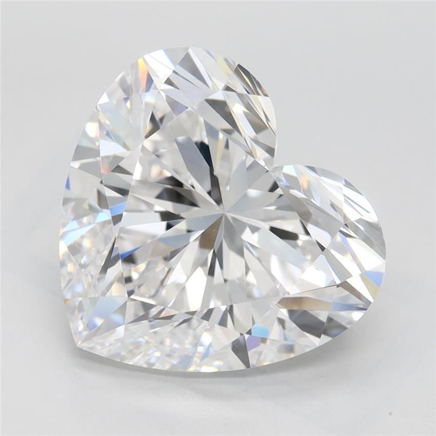 5.47CT Heart Cut Lab Grown Diamond D | IF | GIA Certified
