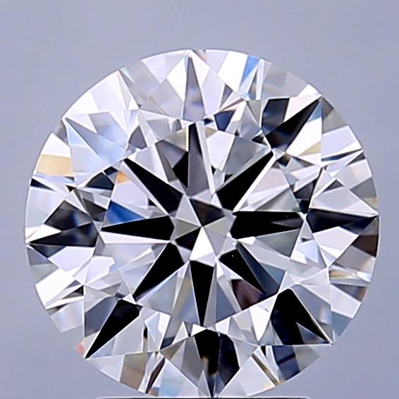 2.56CT Round Cut Lab Grown Diamond E | VVS1 | IGI Certified