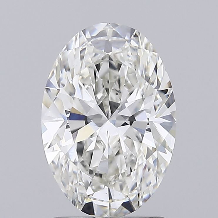 2.03CT Oval Cut Lab Grown Diamond G | VVS2 | IGI Certified
