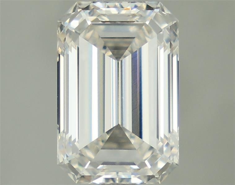 2.57 ct F Color VVS2 Clarity Emerald Shape Lab Grown Diamond