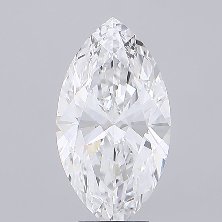 4.08CT Marquise Cut Lab Grown Diamond D | VVS2 | IGI Certified