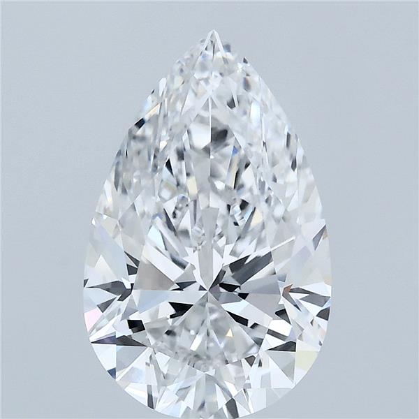 3.33CT Pear Cut Lab Grown Diamond D | VVS2 | IGI Certified