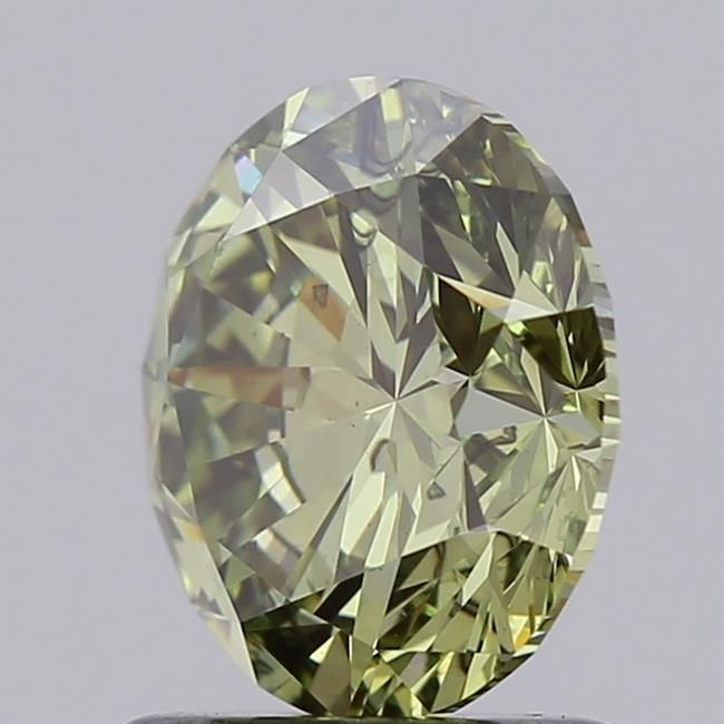 1.53CT Round Cut Coloured Lab Grown Diamond GREEN | SI1 | IGI Certified