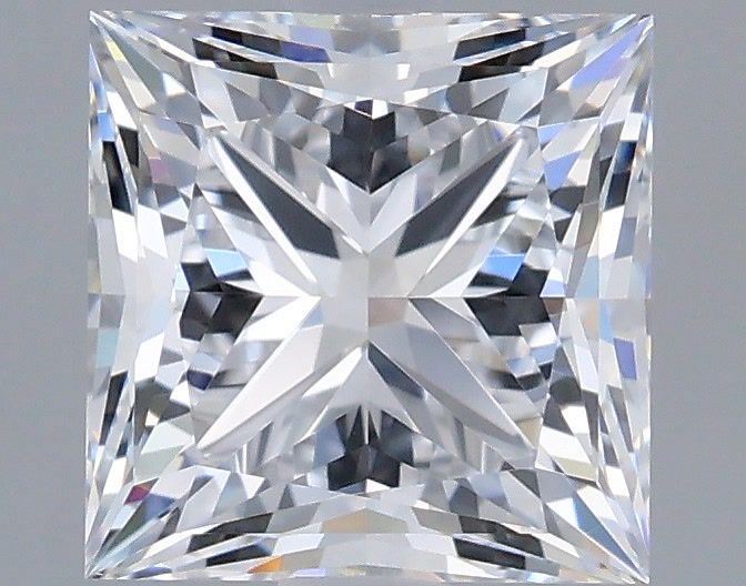 1.5CT Princess Cut Lab Grown Diamond D | VVS2 | IGI Certified