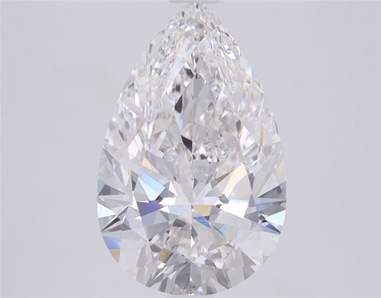 3.26CT Pear Cut Lab Grown Diamond D | IF | IGI Certified