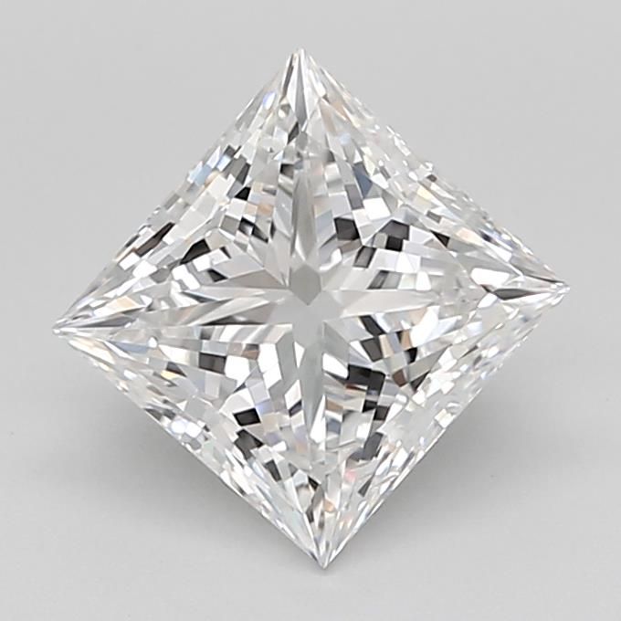 2.51CT Princess Cut Lab Grown Diamond D | SI1 | IGI Certified