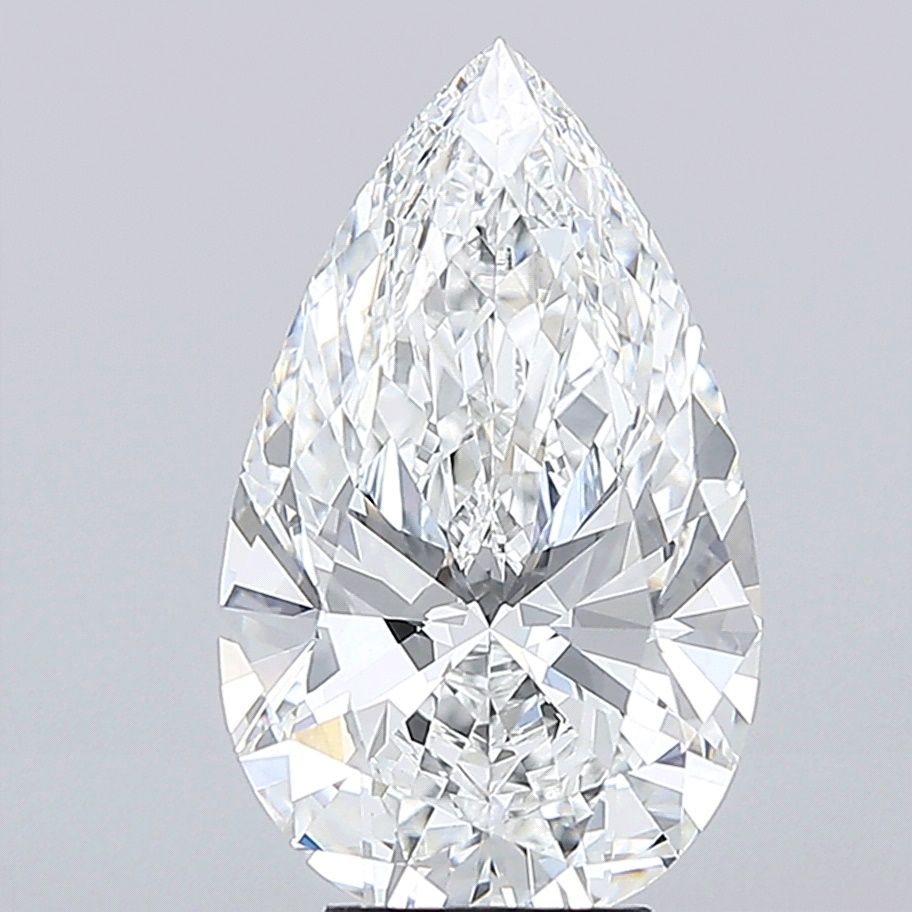 5.25CT Pear Cut Lab Grown Diamond E | VVS2 | IGI Certified