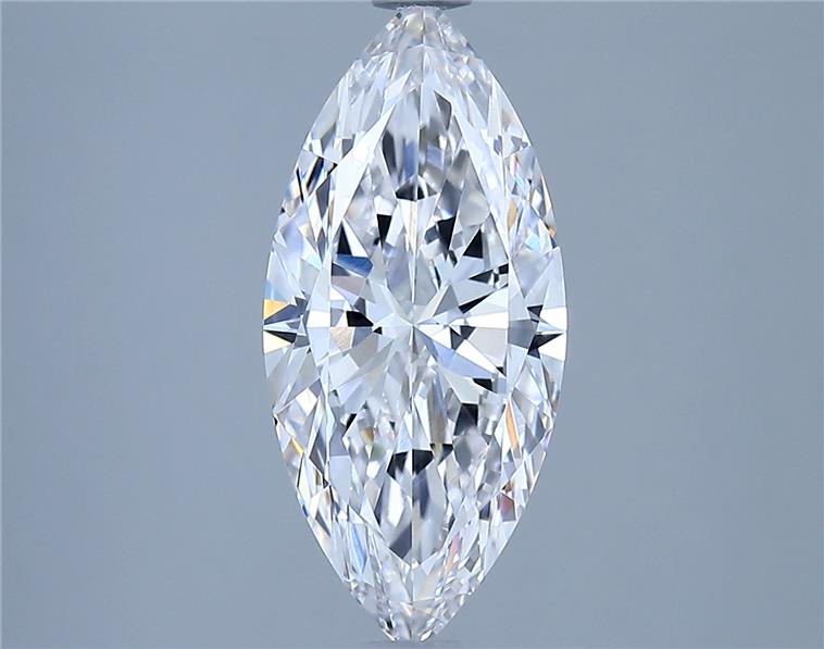 2.8CT Marquise Cut Lab Grown Diamond F | VVS2 | IGI Certified