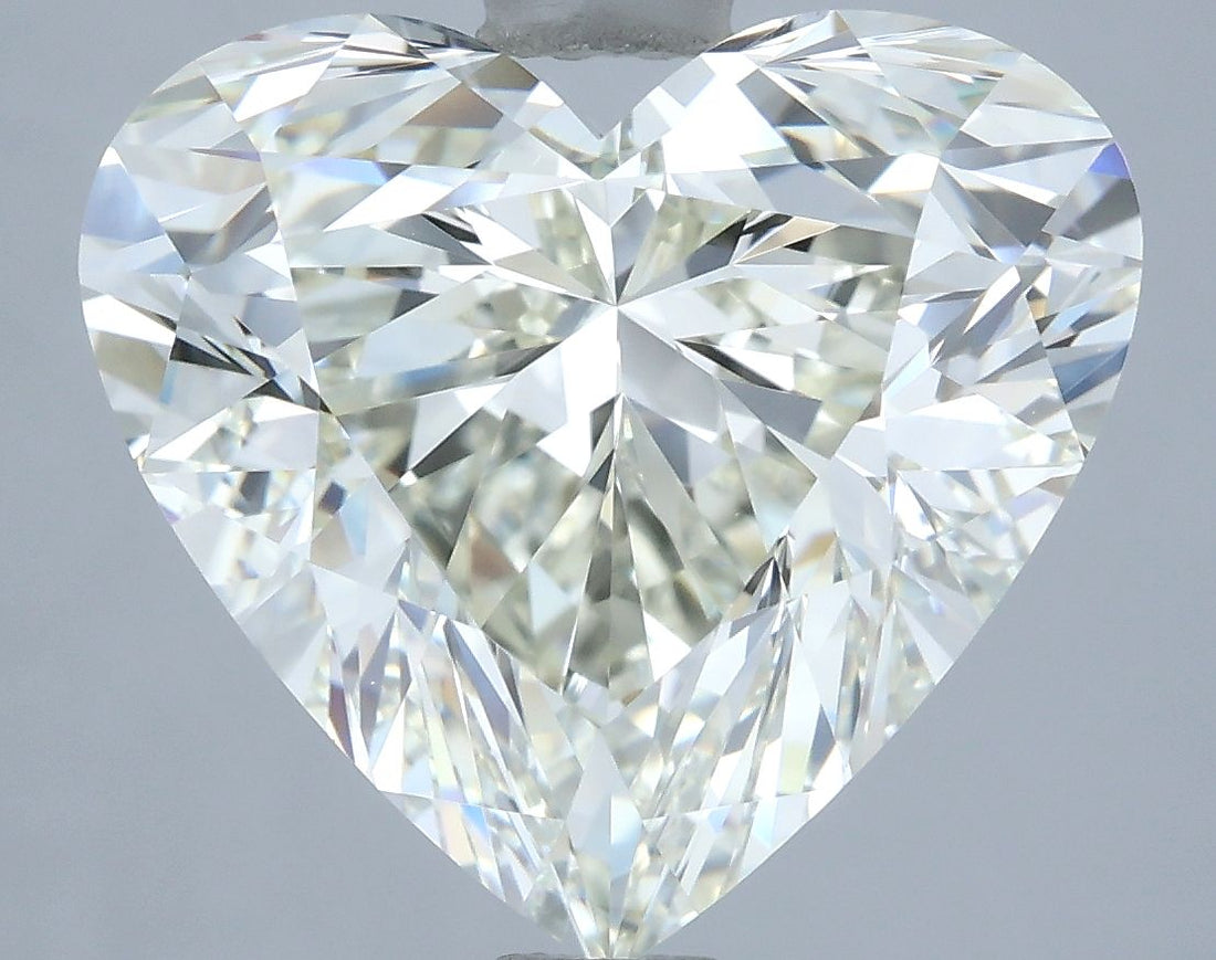 5.01CT Heart Cut Natural Diamond J | VS1 | IGI Certified
