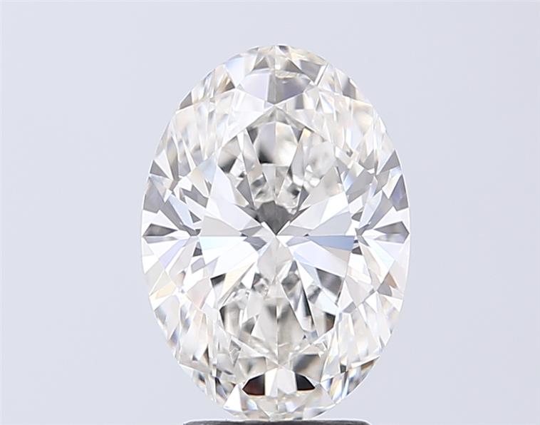 3.05CT Oval Cut Lab Grown Diamond G | VVS2 | IGI Certified