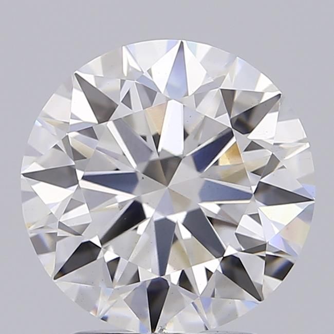 2.4CT Round Cut Lab Grown Diamond D | VS1 | IGI Certified