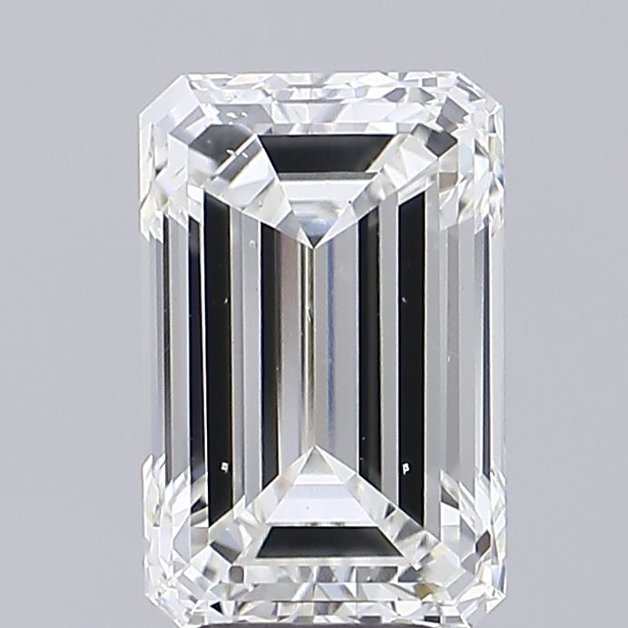 5.02CT Emerald Cut Lab Grown Diamond F | VS2 | IGI Certified