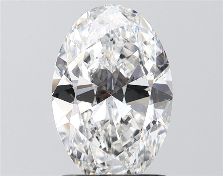 1.51CT Oval Cut Lab Grown Diamond D | SI1 | IGI Certified