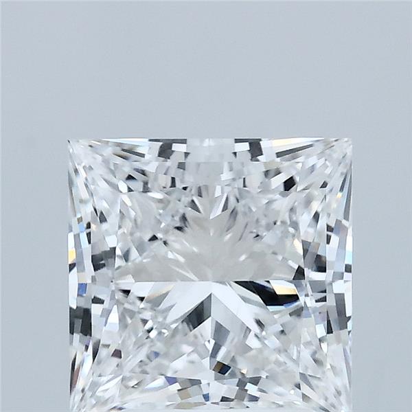 2.5CT Princess Cut Lab Grown Diamond D | VS1 | IGI Certified