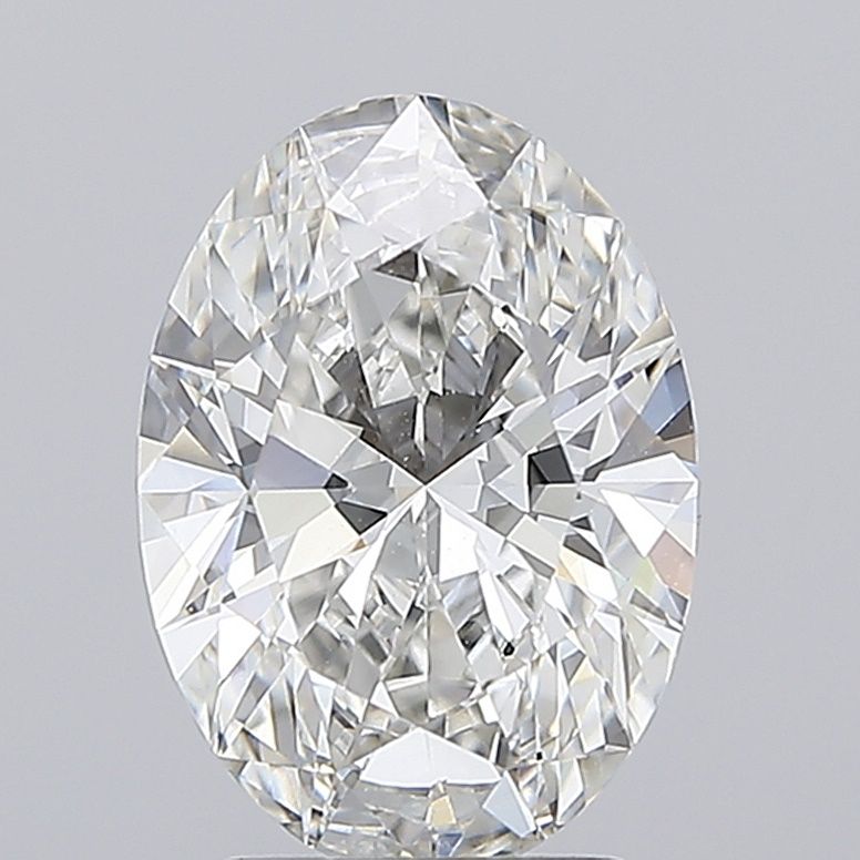 3.27CT Oval Cut Lab Grown Diamond G | VVS2 | IGI Certified