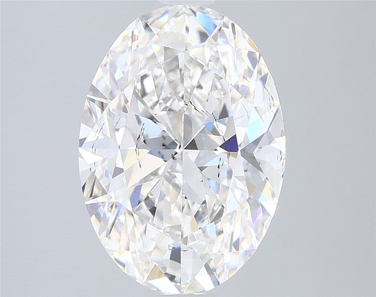 3.08CT Oval Cut Lab Grown Diamond F | SI1 | IGI Certified