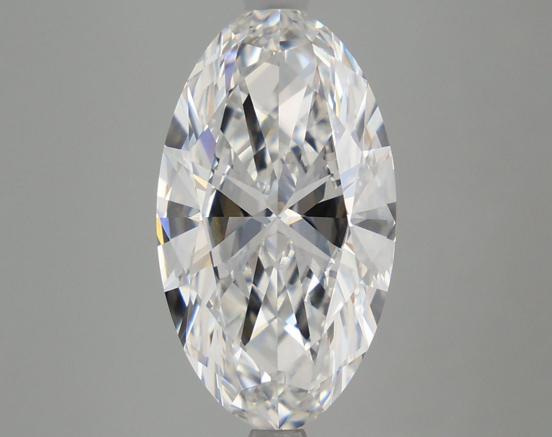 3CT Oval Cut Lab Grown Diamond F | VS1 | IGI Certified