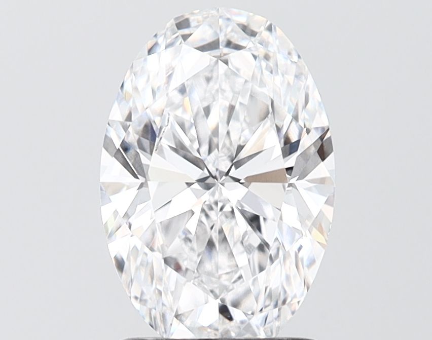 1.93CT Oval Cut Lab Grown Diamond D | VVS2 | IGI Certified