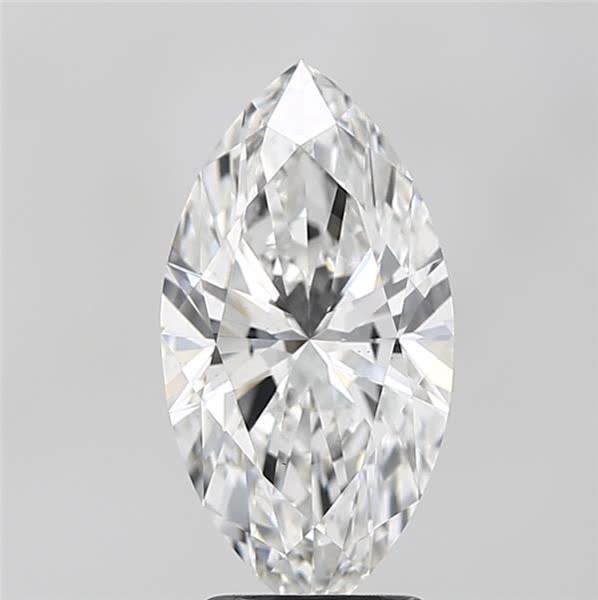 2.7CT Marquise Cut Lab Grown Diamond F | VS1 | IGI Certified