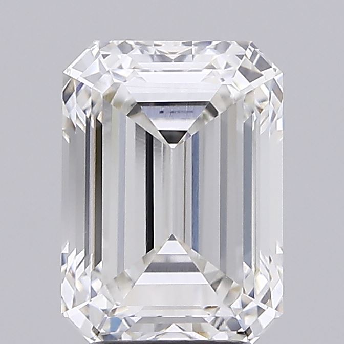 3.25CT Emerald Cut Lab Grown Diamond F | VVS2 | IGI Certified
