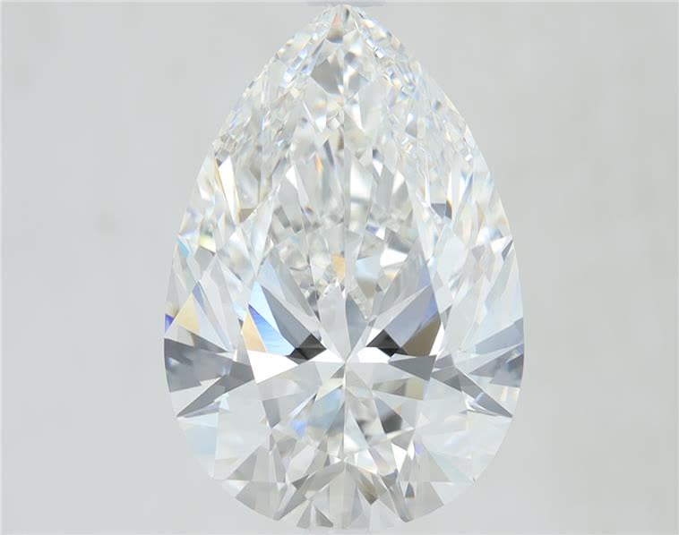 2.97CT Pear Cut Lab Grown Diamond E | VS1 | IGI Certified