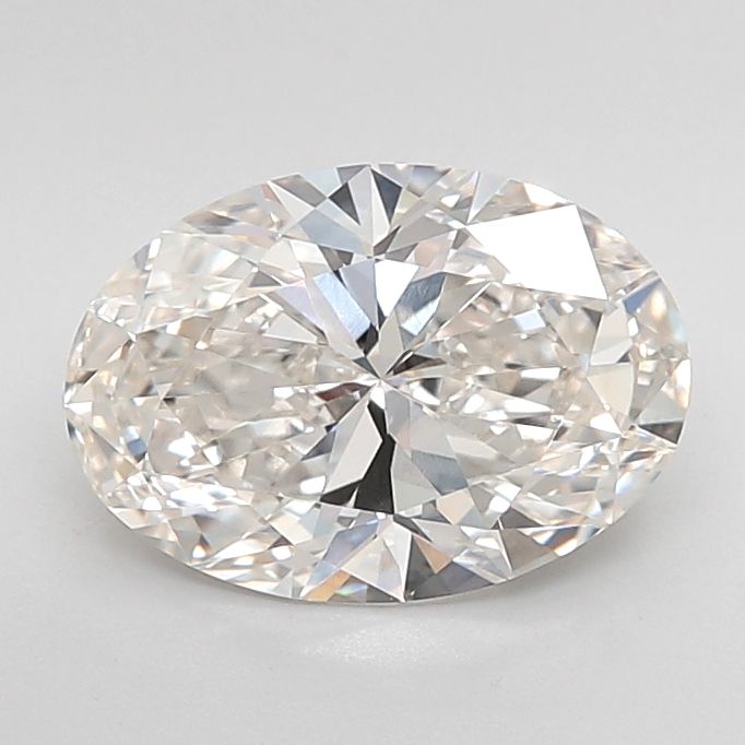 3.05CT Oval Cut Lab Grown Diamond G | VVS2 | IGI Certified
