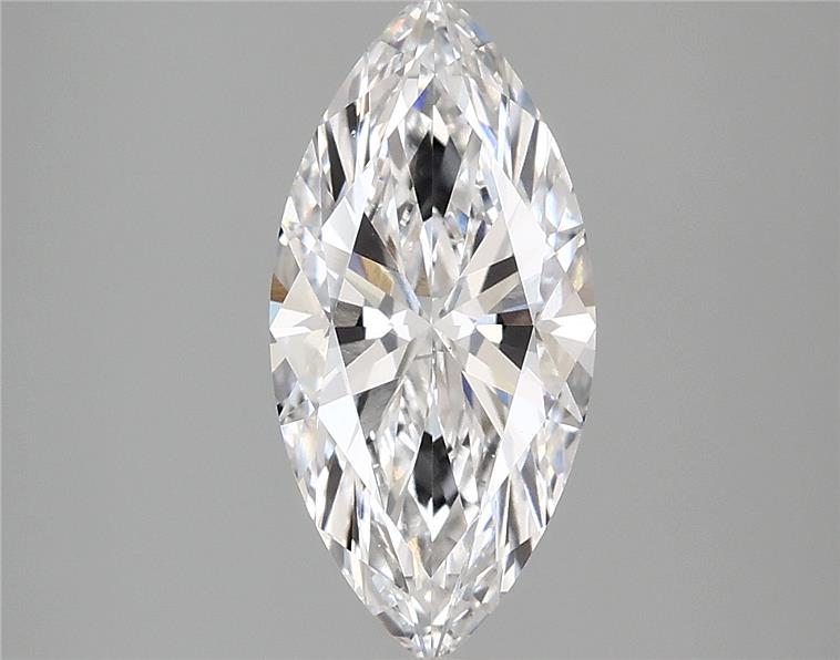 1.89CT Marquise Cut Lab Grown Diamond D | VS1 | IGI Certified