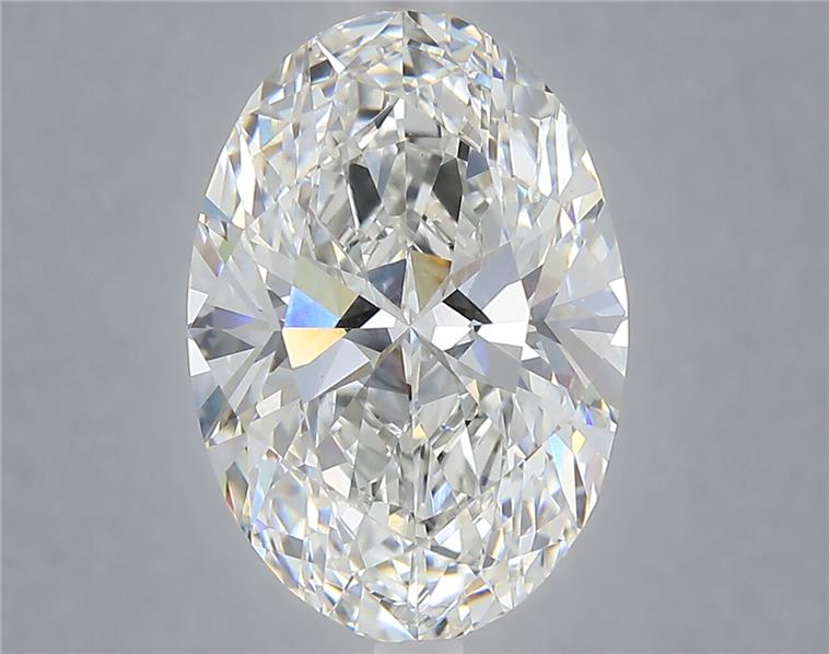 5.24CT Oval Cut Lab Grown Diamond F | VVS2 | IGI Certified