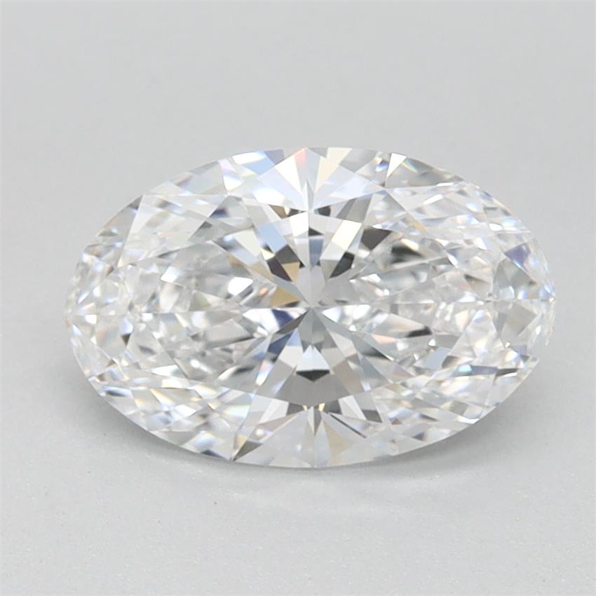 1.02CT Oval Cut Lab Grown Diamond D | FL | IGI Certified