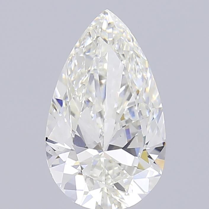 3.08CT Pear Cut Lab Grown Diamond G | VS2 | IGI Certified