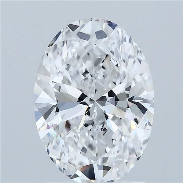 2CT Oval Cut Lab Grown Diamond D | VS2 | IGI Certified